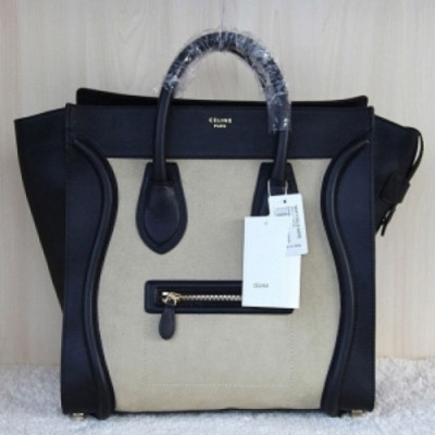 [CELINE] 셀린느 (정품원단)CELINE TOGO LEATHER TOTE BAG (BEIGE BLACK)