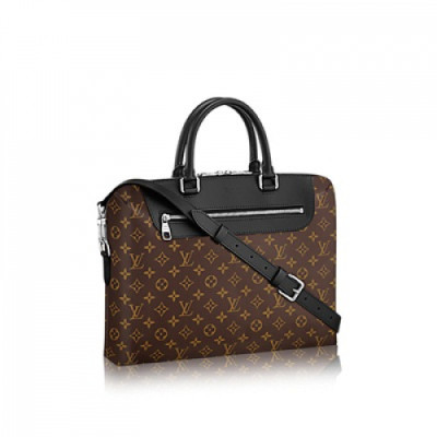 루이비통] 포르트 도큐멍 주르 모노그램 마카사 NM M54019 남성용 서류가방 lv0011b - Louis Vuitton Porte- Documents Jour NM Mens Business