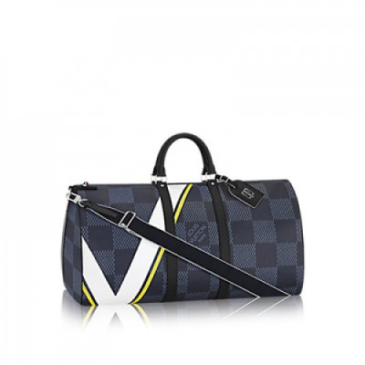 [루이비통] 키폴 반둘리에 다미에 코발트 N44009 남성용 여행가방 lv0028b - Louis Vuitton Keepall Bandouliere Damier Cobalt