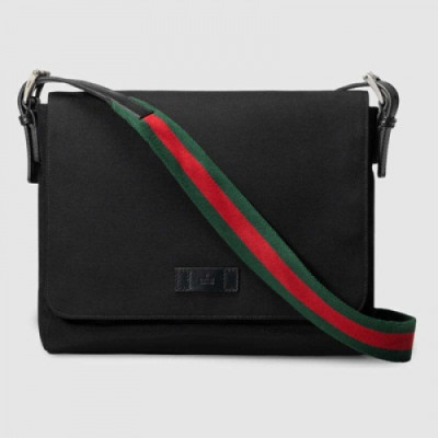 [구찌] 블랙 테크노 켄버스 337074 남성용 메신저 백 gu0001b - Gucci Black Techno Canvas Mens Messenger Bag