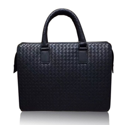 [보태가 베네타] 비지니스 블랙 가죽 남성용 메신저백 bv0001b - Bottega Veneta Black Mens Business