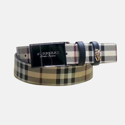 [버버리]헤이마켓 체크 남성용 벨트 bu0001y - Burberry Haymarket Check Mens Belt