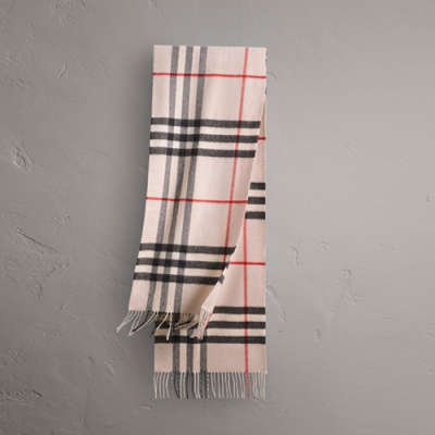 [버버리] 클래식 체크 캐시미어 남여공용 아이보리 스카프 bu0017w - Burberry Classic Check Cashmere Ivory Scarf