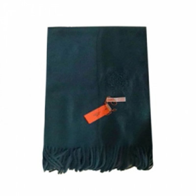 [에르메스] 케시미어 남여공용 다크그린 스카프 he0002w - Hermes Cassimere Dark Green Scarf