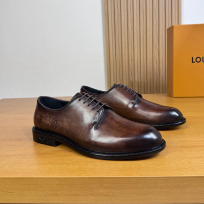 [루이비통] 스트레이트스팁 블랙 남성용 구두 lv0005x - Louis Vuitton Straighi Tip Black Mens Dress Shoes