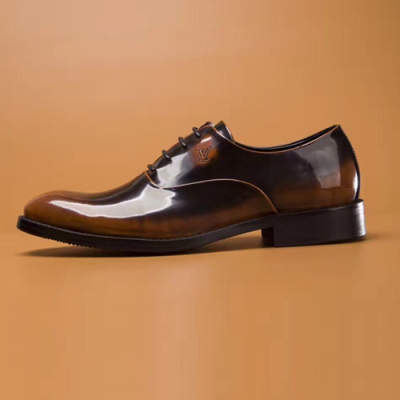 [루이비통] 스트레이트스팁 리슐리외 브라운 남성용 구두 lv0011x - Louis Vuitton Straighi Tip Brown Mens Dress Shoes