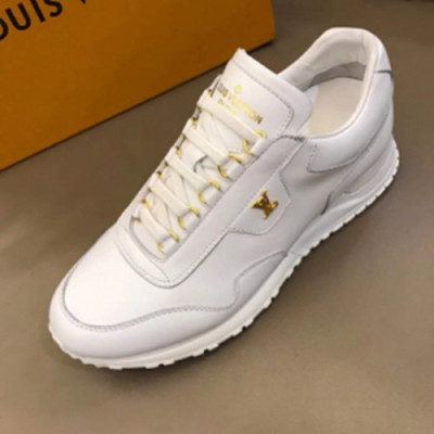 런웨이 올 화이트 스니커즈 남성용 신발 lv0023x - Louis Vuitton Runway All White Sneakers Mens Shoes