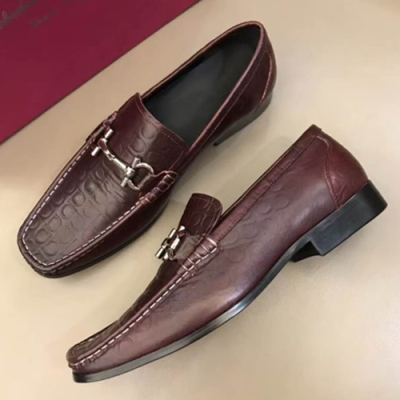 [페레가모] 최신상 살바토레 페라가모 브라운 남성용 신발 fe0005x - Ferragamo salvatore Brown Mens Shoes