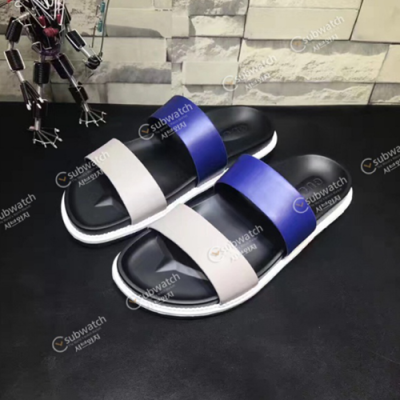 [구찌] 블루+화이트 남성용 슬리퍼 gu0023x - Gucci Blue+White Mens Slippers