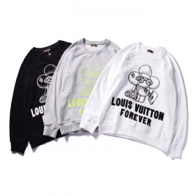 LOUIS VUITTON 2018 COTTEN HOOD TEE - 루이비통 로고 코튼 후드티 , 3색 (화이트/그레이/블랙) LOU009