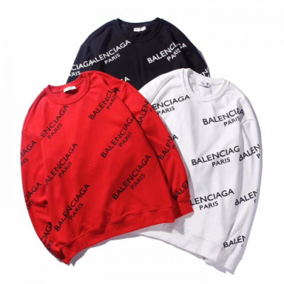 BALENCIAGA 2018 LOGO COTTEN HOOD TEE - 발렌시아가 로고 코튼 후드티 , 3색 (화이트/레드/블랙) BAL008