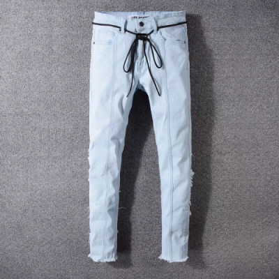 OFF WHITE  2018 FW MENS PANTS - 오프화이트 신상 남성 데님팬츠 OFF005