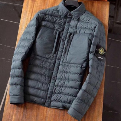 Stone Island 2018 Mens Casual Goose Down Jackets - 스톤아일랜드 2018 남성 구스 다운 자켓 Sto001x.Size(s - xl).2색(화이트/그린)