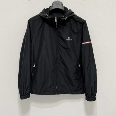 MONCLER 2025 MENS WIND BREAKER JACKET - 몽클레어 남성 신상 바람막이 자켓 MOC0169  ,블랙