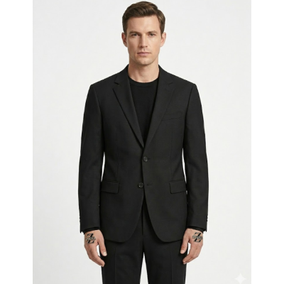 에르메네질도 제냐 남성 블랙 슈트셋트 - Ermenegildo Zegna Mens Black Coats - zeg853x