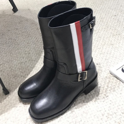 CHRISTIAN DIOR  2018 LADIES LEATHER DIORRIDER HALF BOOTS - 크리스찬 디올 여성 하프부츠 DIO0033