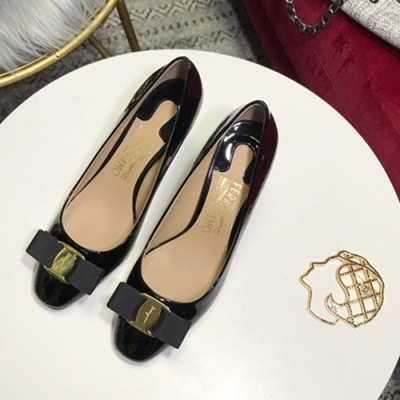 FERRAGAMO SALVATORE 2018 LADIES LEATHER PUMPS - 페레가모 여성 페이던트 펌퍼스 FER0029