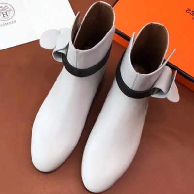 HERMES H-KELLY 2018 LADIES LEATHER ANKLE BOOTS - 에르메스 켈리 레더 앵클부츠 HER0023 , 사이즈 (225 - 245)