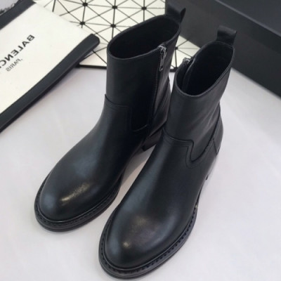 ANN DEMEULMEESTER 2018 LADIES LEATHER ANKLE BOOTS -  앤드뮐미스터 버만 레더 앵클부츠 ANN002 , 사이즈 (225 - 245)