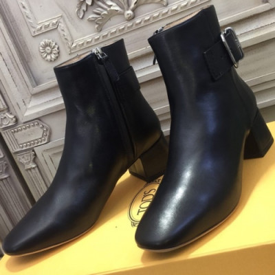 TOD'S 2018 LADIES  LEATHER ANKLE BOOTS  - 토즈 여성 레더 앵클부츠 TOD001 , 사이즈 (225 - 245)