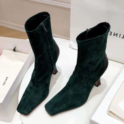 CELINE 2018 LADIES  LEATHER ANKLE BOOTS  - 셀린느 여성 레더 앵클부츠 CEL0011 , 사이즈 (225 - 245)