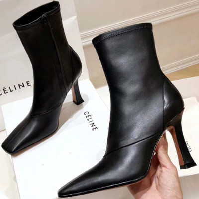 CELINE 2018 LADIES  LEATHER ANKLE BOOTS  - 셀린느 여성 레더 앵클부츠 CEL0012 , 사이즈 (225 - 245)