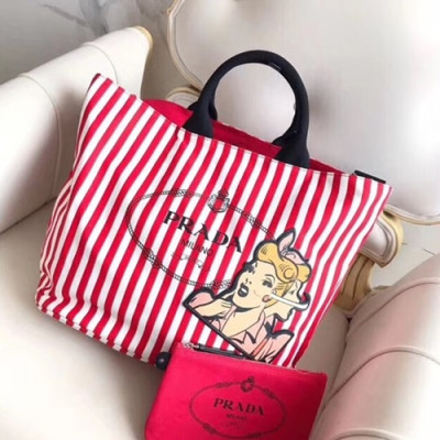 Prada 2018 Women Tote Bag,53.5CM - 프라다 2018 여성용 토트백 ,1BG161-5,53.5cm