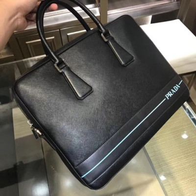 Prada Saffiano Mens Business Bag,36CM - 프라다 사피아노  남성용 서류가방 2VE368-23 ,36CM