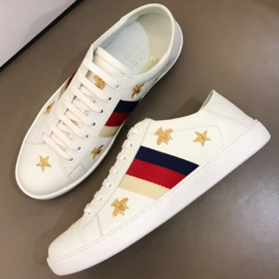 GUCCI 2018 MENS LEATHER ACE SKEAKERS - 구찌 남성 레더 스니커즈 GUC0094 , 사이즈 (225 - 275)