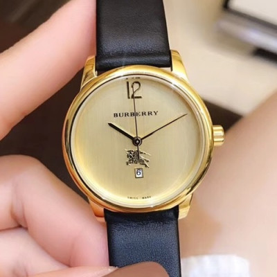 BURBERRY LADIES QUARTZ MOVEMENT - 버버리 레이디스 쿼츠 무브먼트,9색(다크그린,베이지,레드,블랙,베이지+블랙,그레이,핑크,퍼플,그린)