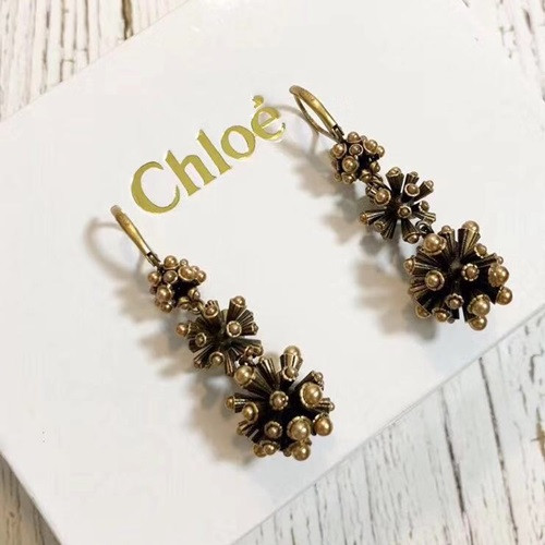 CHLOE Rose Gold Earring - 끌로에 여성용 18k도금 로즈 골드 귀걸이