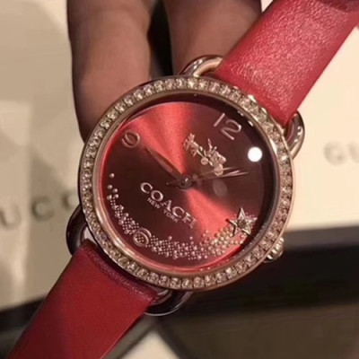 COACH LADIES QUARTZ -  코치 레이디스 쿼츠,레드