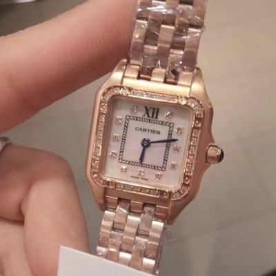 CARTIER LADIES QUARTZ MOVEMENT - 까르띠에 레이디스 쿼츠 무브먼트,로즈골드