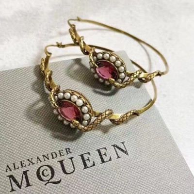 Alexander Mcqueen Rose Gold Earring - 알렉산더 맥퀸 여성용 18k도금 로즈 골드 귀걸이