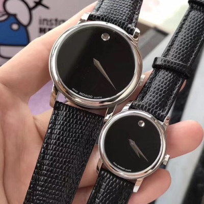 MOVADO COUPLE QUARTZ - 모바도 커플 쿼츠, 블랙