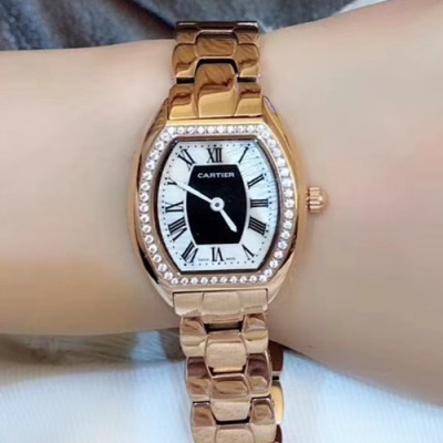 CARTIER LADIES SWISS QUARTZ MOVEMENT - 까르띠에 레이디스 스위스 쿼츠 무브먼트,3색9종(실버,옐로우골드,로즈골드)