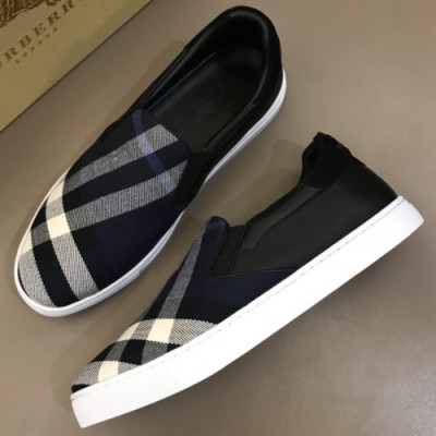 BURBERRY 2018 MEN CHECK COTTON LOAFER  - 버버리 남성 체크 코튼 로퍼 BUR0157 , 사이즈 (240 - 270)