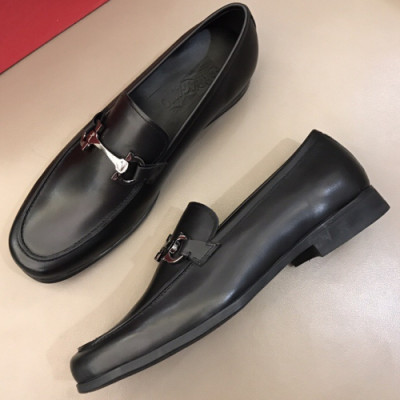 FERRAGAMO 2018 MENS U-TIP LEATHER LOAFER  - 페레가모 남성 유팁 레더 로퍼 FER0057 , 사이즈 (240 - 265)