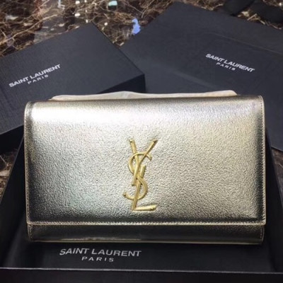 Saint Laurent Women Chain Satchel Shoulder Bag ,24CM - 입생로랑 여성용 체인 사첼 숄더백 326076 ,SLB0039,24CM,옐로우골드