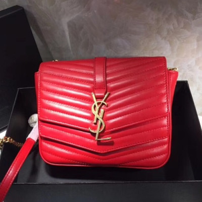 Saint Laurent Women Montaigne Quilting Shoulder Bag ,17CM - 입생로랑 여성용 몽테뉴 퀄팅 숄더백 532662 ,SLB0064,17CM,레드