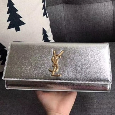 Saint Laurent Women Clutch Bag,27CM - 입생로랑 여성용 클러치백 326079 ,SLB0087,27CM,실버