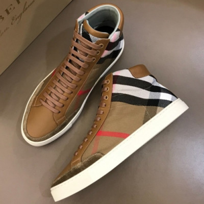 BURBERRY 2018 MENS CANVAS ANKLE SKEAKERS - 버버리 남성 캔버스 앵클 스니커즈 BUR0174 , 사이즈 (240 - 270)