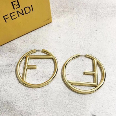 FENDI  Yellow Gold  Earring - 펜디  여성용 18k도금 옐로우 골드 귀걸이