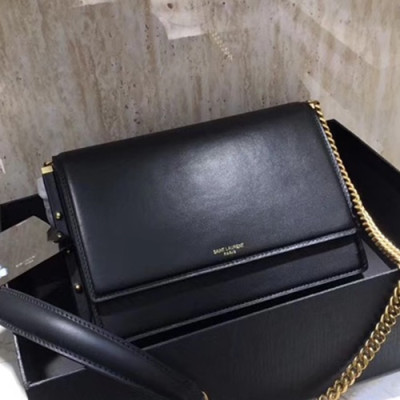 Saint Laurent Women Zoe Chain Shoulder Bag,23CM - 입생로랑 여성용 조에 체인 숄더백 513667,SLB0199,23CM,블랙