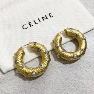 CELINE Yellow Gold Earring - 셀리느 여성용 18k도금 옐로우 골드 귀걸이