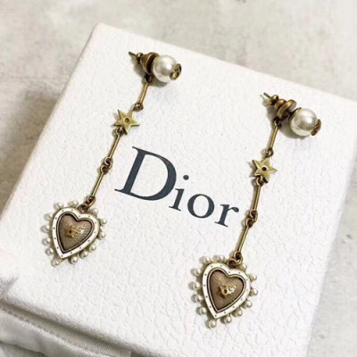 Dior Rose Gold Earring - 디올 여성용 18k도금 로즈 골드 귀걸이