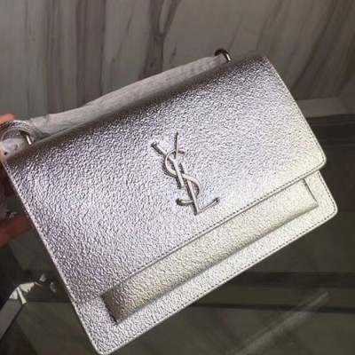 Saint Laurent Women Monogram Shoulder Bag,22CM - 입생로랑 여성용 모노그램 숄더백 442906, SLB0230,22CM,실버