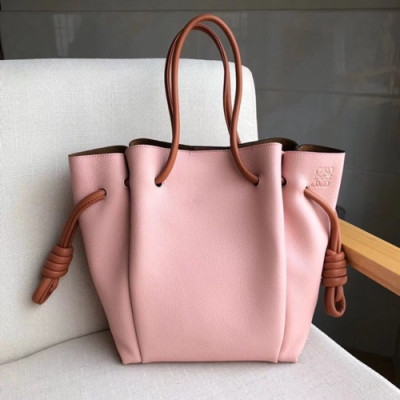 Loewe Flamenco Knot Small Tote Bag, 24CM - 로에베 플라멩고 노트 스몰 토트백 ,LOE0026, 24CM, 핑크