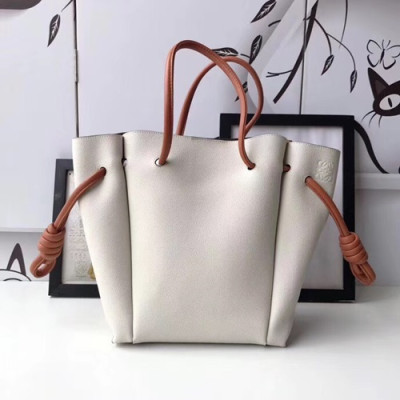 Loewe Flamenco Knot Small Tote Bag, 24CM - 로에베 플라멩고 노트 스몰 토트백 ,LOE0029, 24CM, 화이트