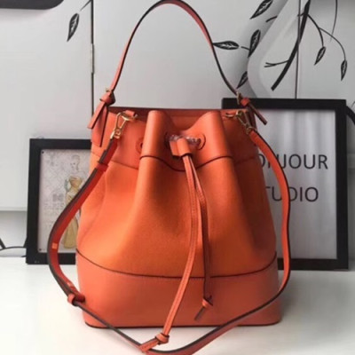 Loewe Midnight Bucket Shoulder Bag, 26CM - 로에베 미드나이트 버킷 숄더백 ,LOE0095, 26CM,오렌지